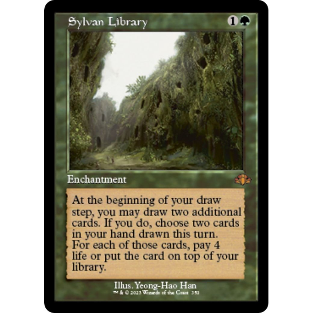 Image for Sylvan Library (Retro Frame) (350) (DMR) - Magic: The Gathering