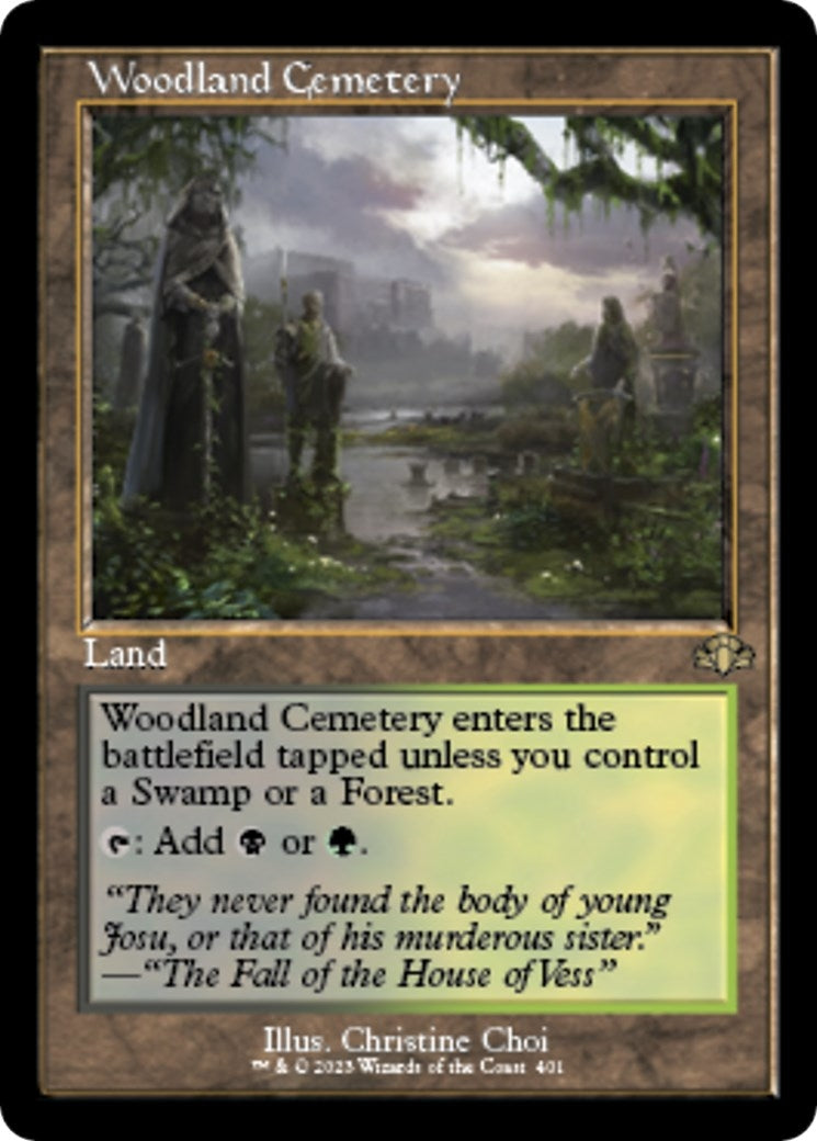 Woodland Cemetery (Retro Frame) (401) (DMR)
