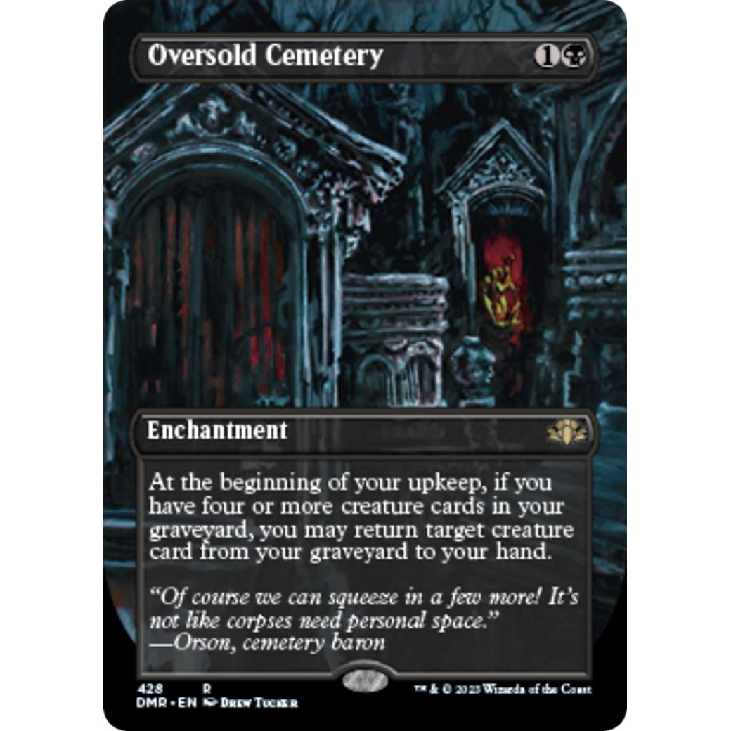 Image for Oversold Cemetery (Borderless) (428) (DMR) - Magic: The Gathering