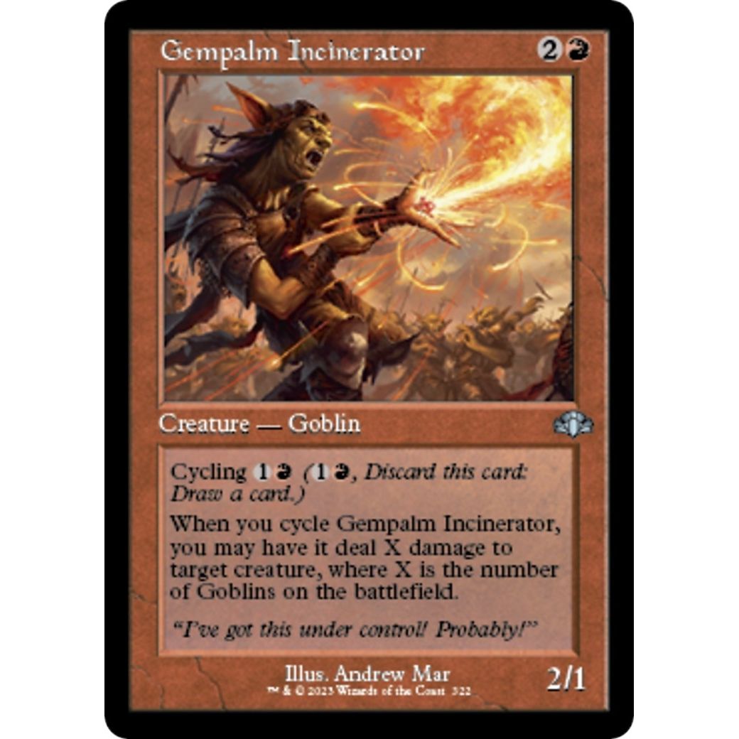 Image for Gempalm Incinerator (Retro Frame) (322) (DMR) - Magic: The Gathering