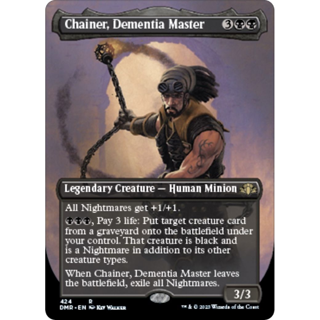 Image for Chainer, Dementia Master (Borderless) (424) (DMR) - Magic: The Gathering
