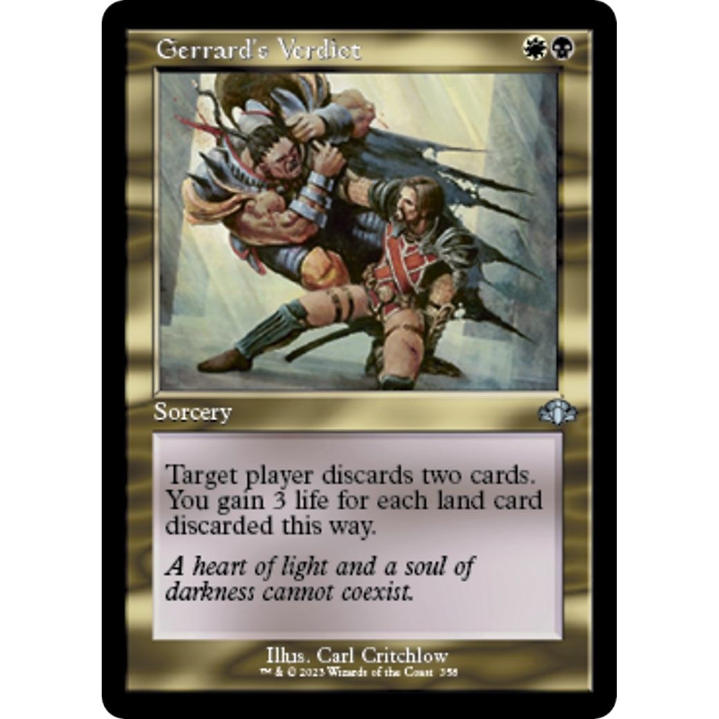 Image for Gerrard's Verdict (Retro Frame) (358) (DMR) - Magic: The Gathering