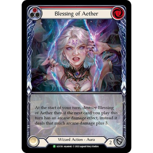 Image for Blessing of Aether (Red) - LGS116 (LGS116) (PR) - Flesh and Blood TCG