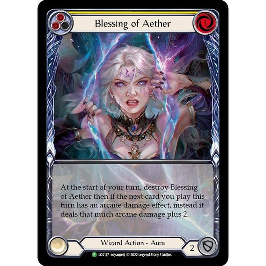 Image for Blessing of Aether (Yellow) - LGS117 (LGS117) (PR) - Flesh and Blood TCG