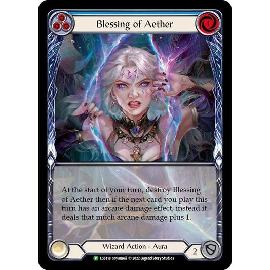 Image for Blessing of Aether (Blue) - LGS118 (LGS118) (PR) - Flesh and Blood TCG