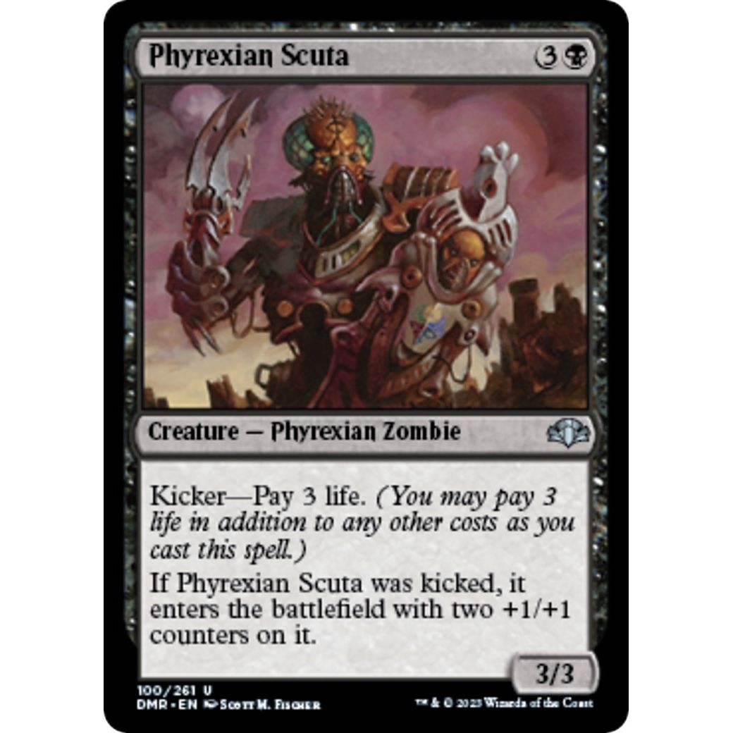 Image for Phyrexian Scuta (100) (DMR) - Magic: The Gathering
