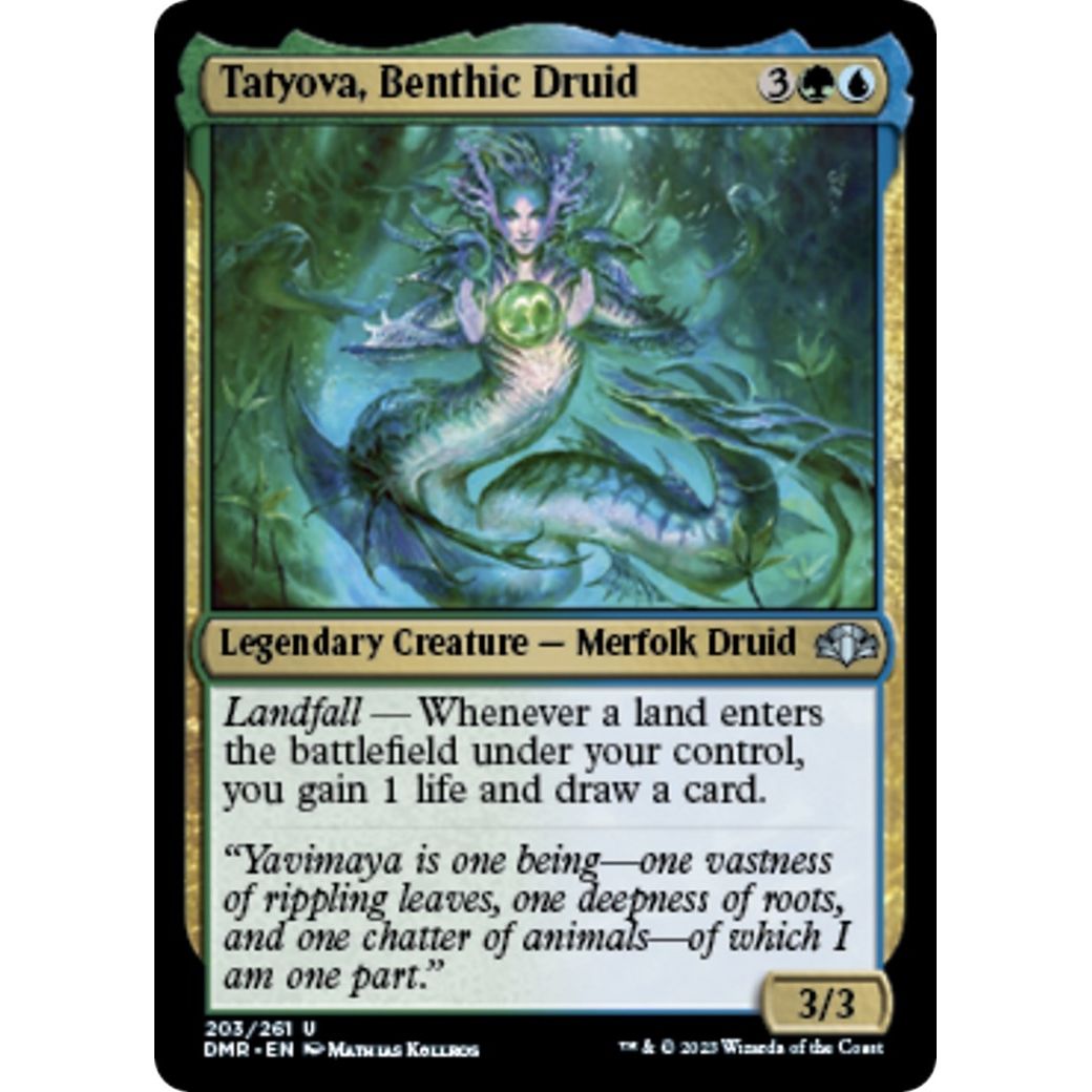 Image for Tatyova, Benthic Druid (203) (DMR) - Magic: The Gathering