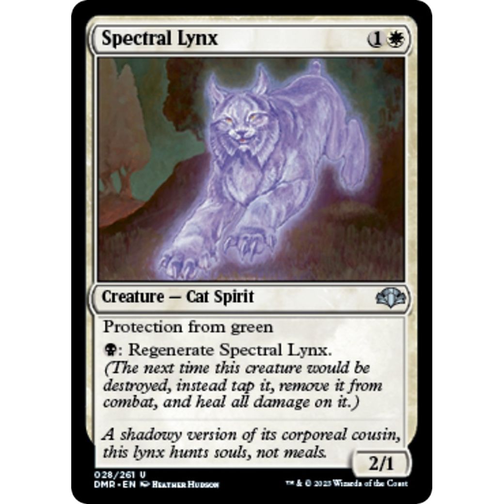 Image for Spectral Lynx (28) (DMR) - Magic: The Gathering