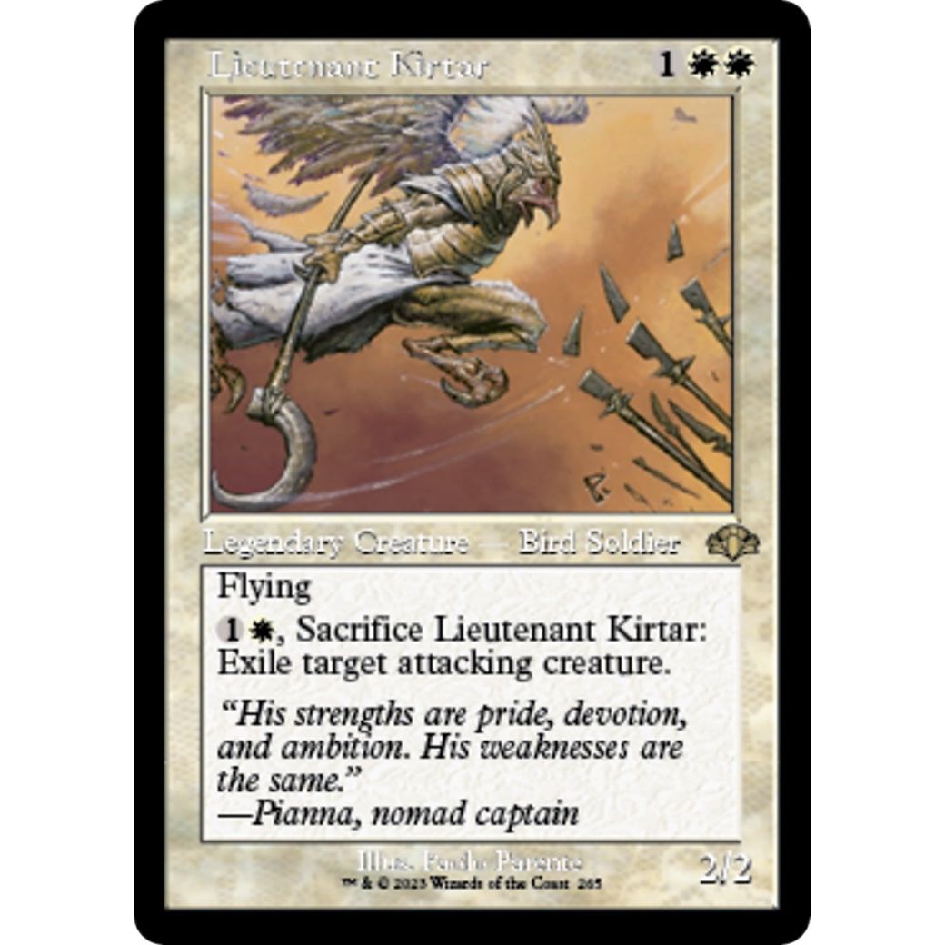 Image for Lieutenant Kirtar (Retro Frame) (265) (DMR) - Magic: The Gathering