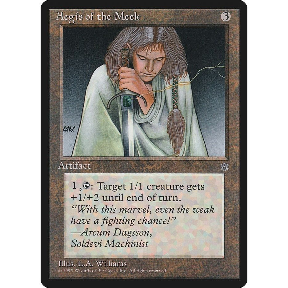Image for Aegis of the Meek (ICE) - Magic: The Gathering