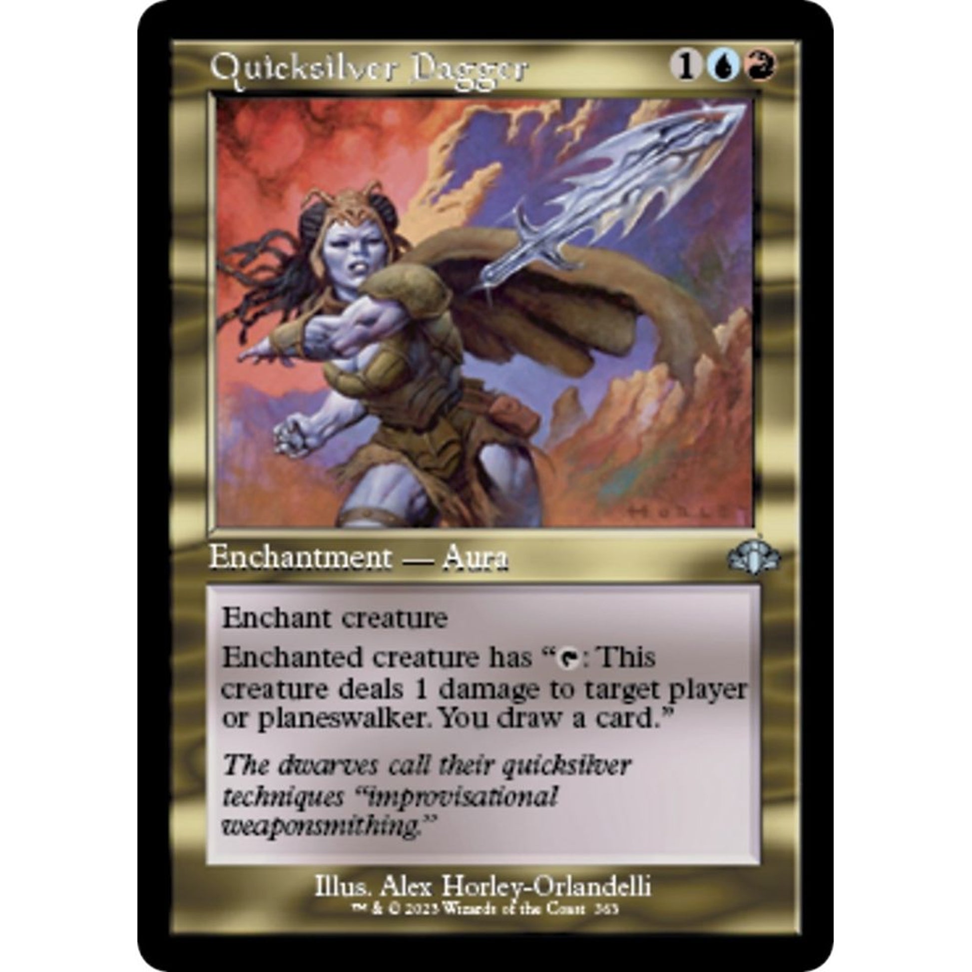 Image for Quicksilver Dagger (Retro Frame) (363) (DMR) - Magic: The Gathering