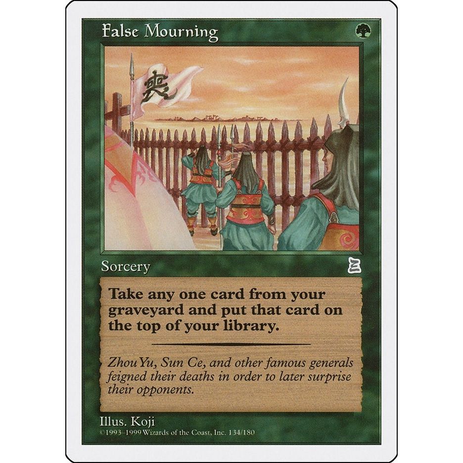 Image for False Mourning (134) (PTK) - Magic: The Gathering