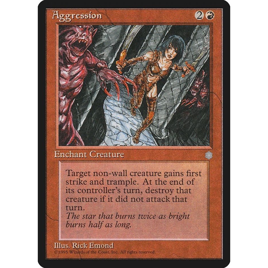 Image for Aggression (ICE) - Magic: The Gathering