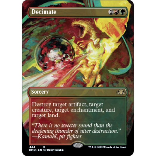 Image for Decimate (Borderless) (444) (DMR) - Magic: The Gathering
