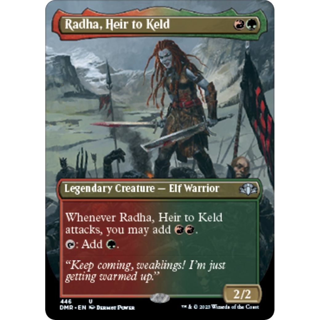 Image for Radha, Heir to Keld (Borderless) (446) (DMR) - Magic: The Gathering
