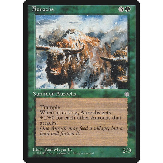 Image for Aurochs (ICE) - Magic: The Gathering