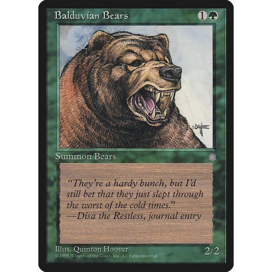 Image for Balduvian Bears (ICE) - Magic: The Gathering