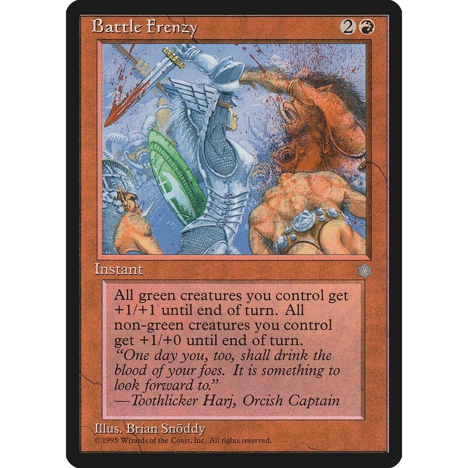 Image for Battle Frenzy (ICE) - Magic: The Gathering