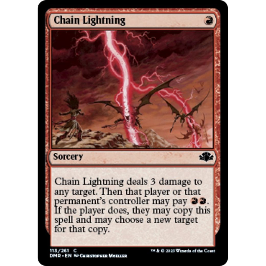 Image for Chain Lightning (113) (DMR) - Magic: The Gathering