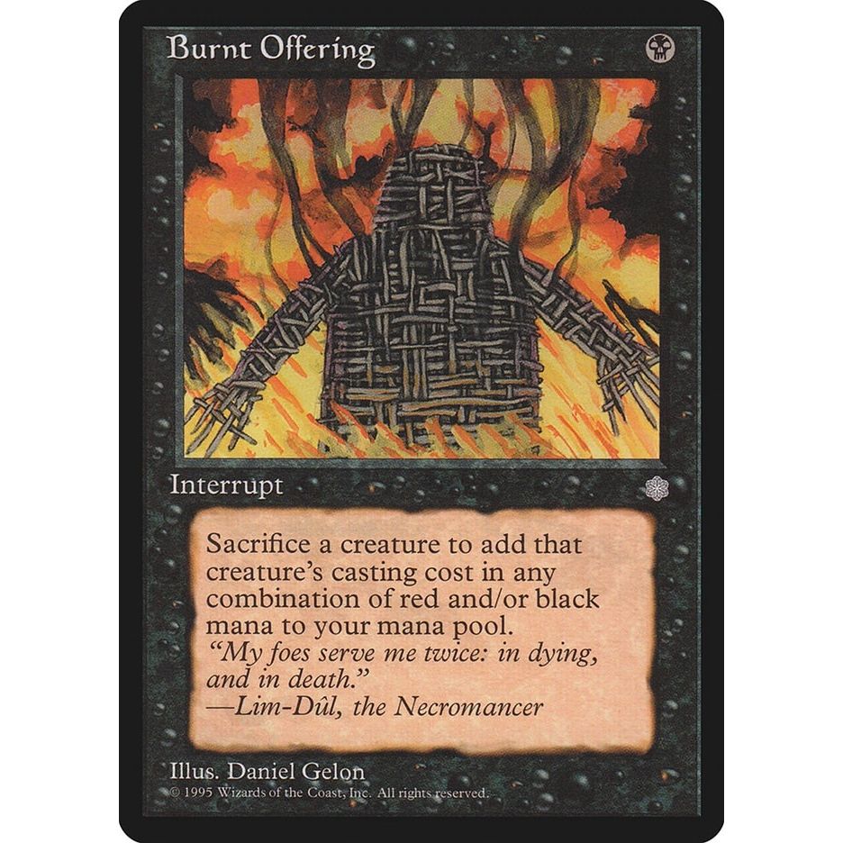 Image for Burnt Offering (ICE) - Magic: The Gathering
