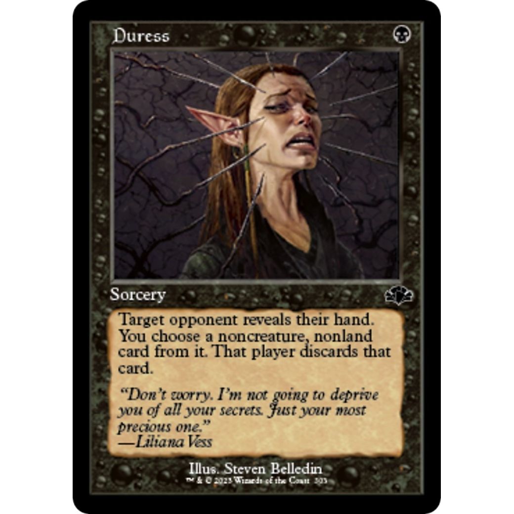 Image for Duress (Retro Frame) (303) (DMR) - Magic: The Gathering