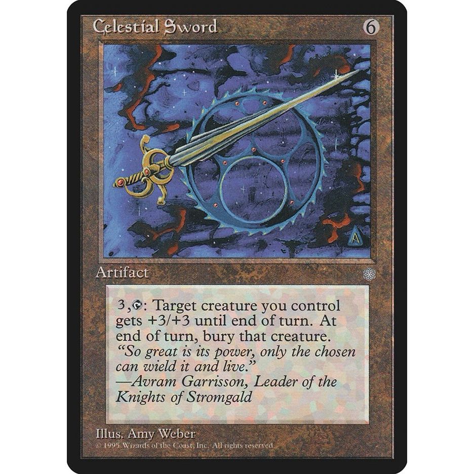 Image for Celestial Sword (ICE) - Magic: The Gathering