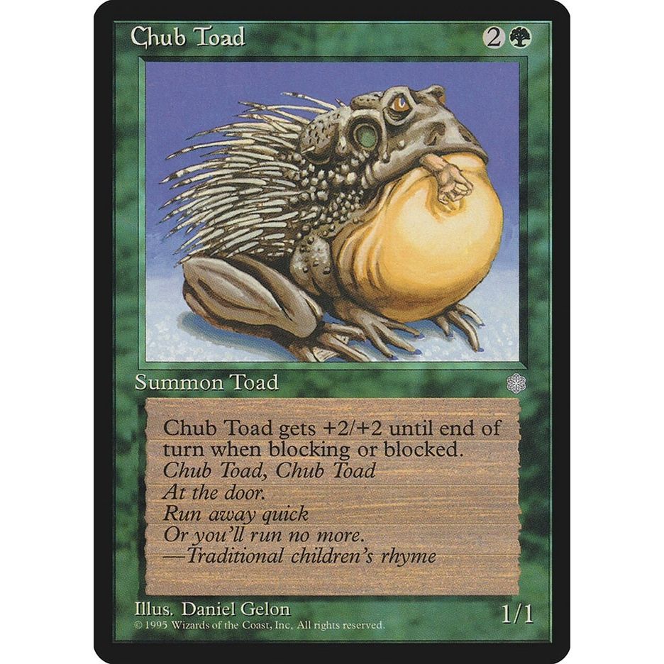 Image for Chub Toad (ICE) - Magic: The Gathering