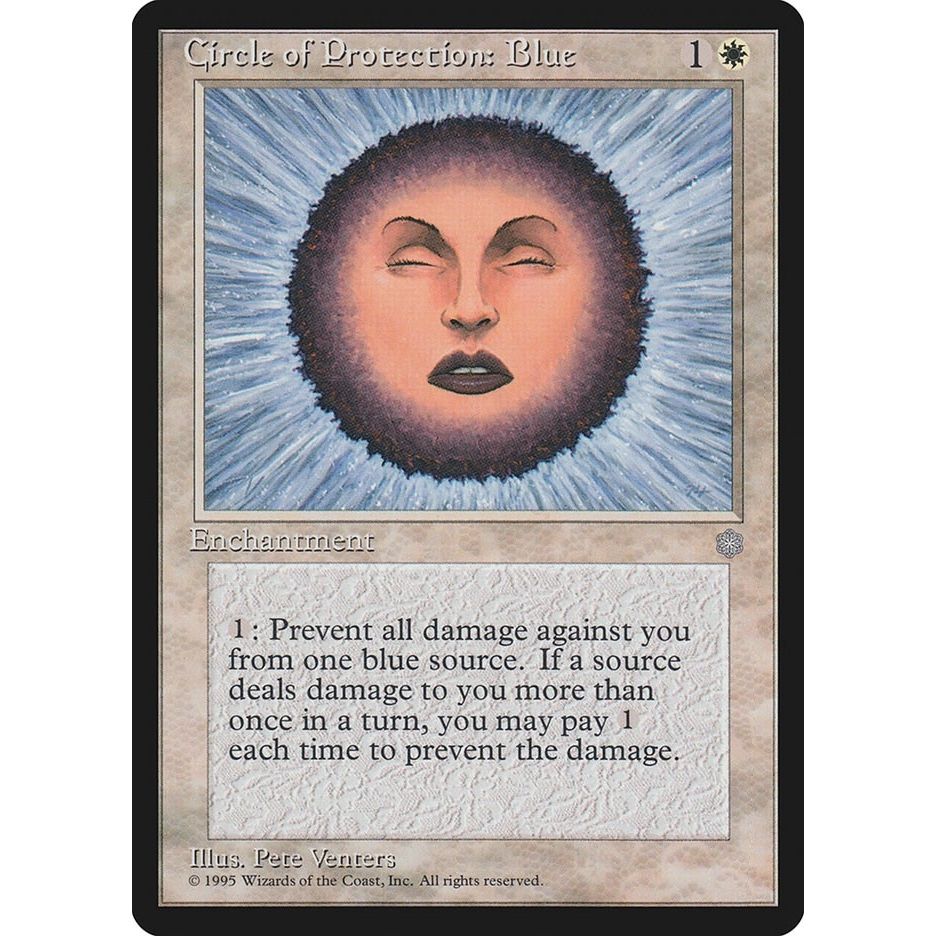 Image for Circle of Protection: Blue (ICE) - Magic: The Gathering