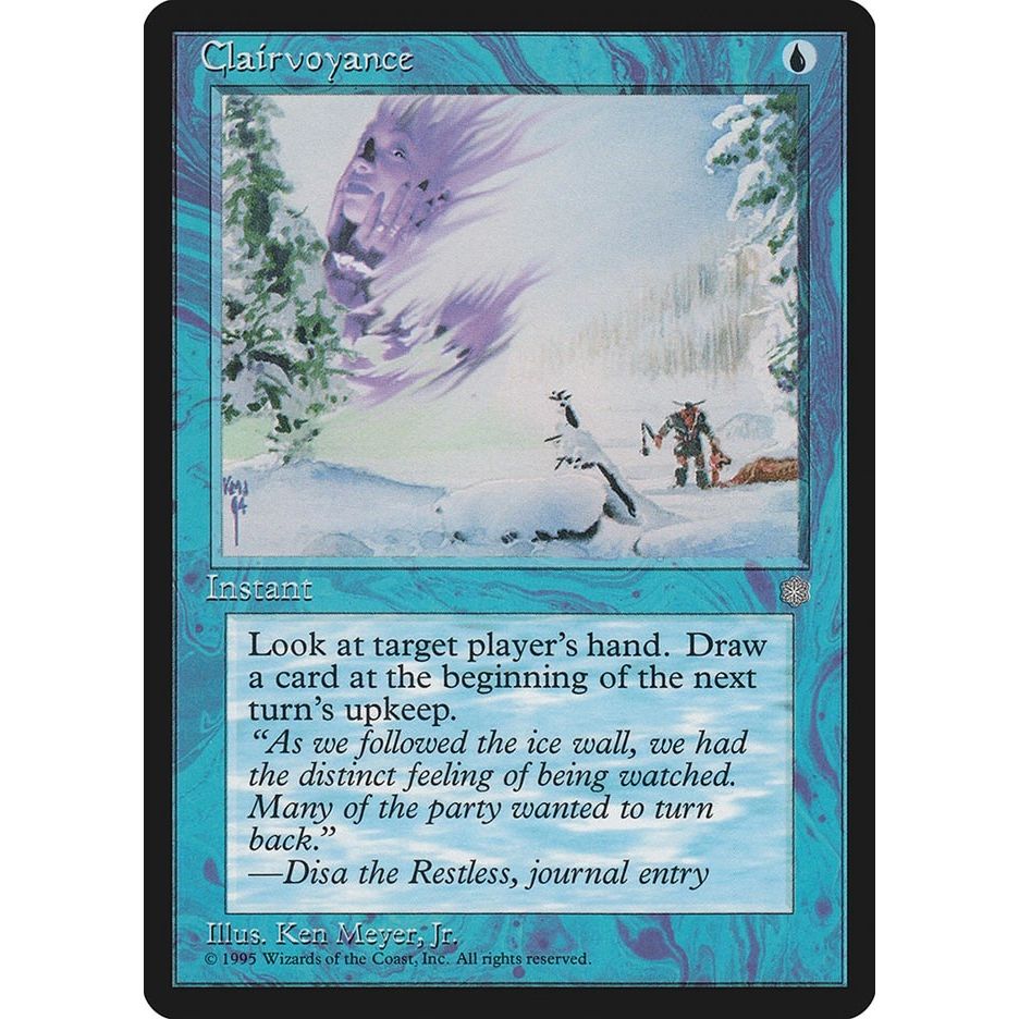 Image for Clairvoyance (ICE) - Magic: The Gathering