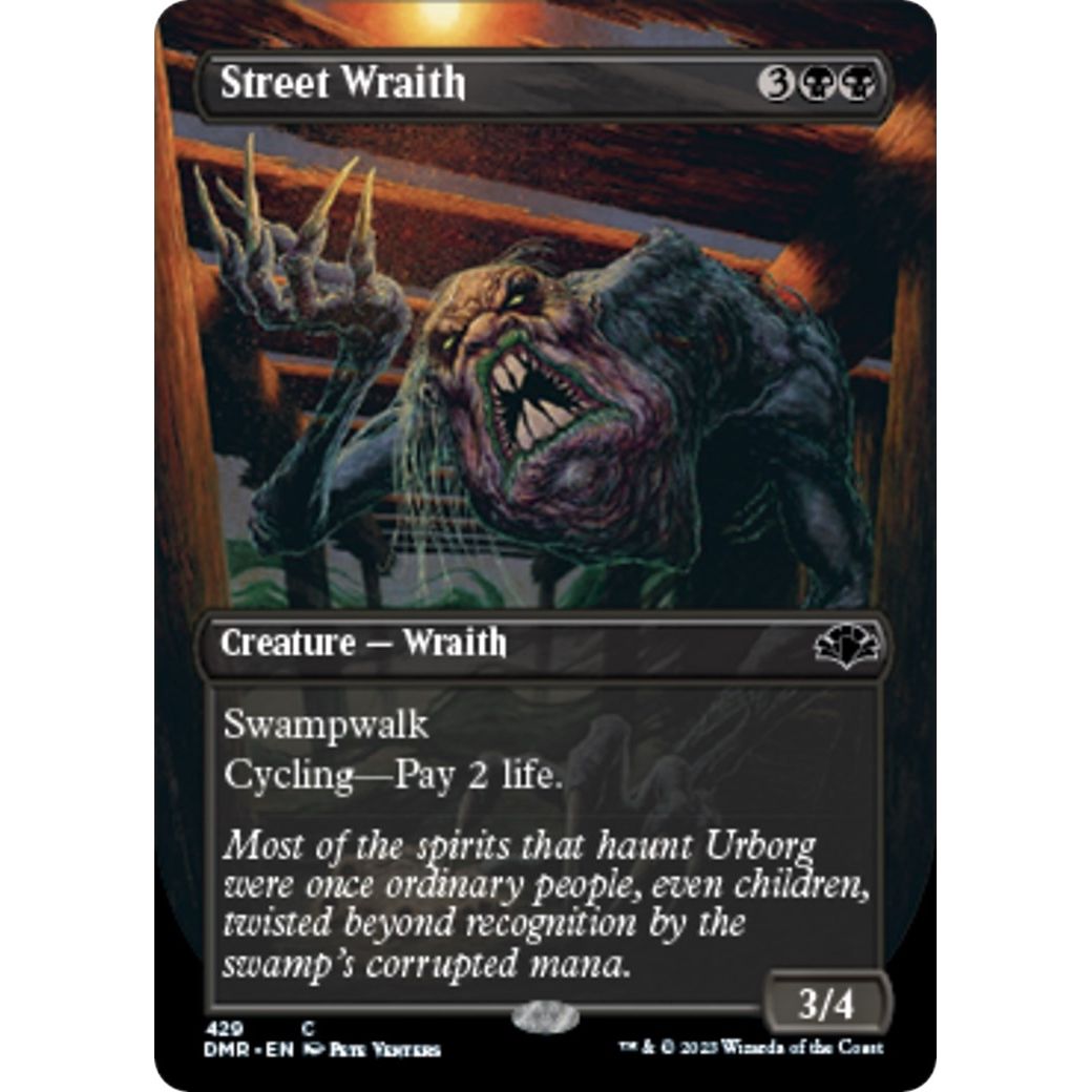 Image for Street Wraith (Borderless) (429) (DMR) - Magic: The Gathering