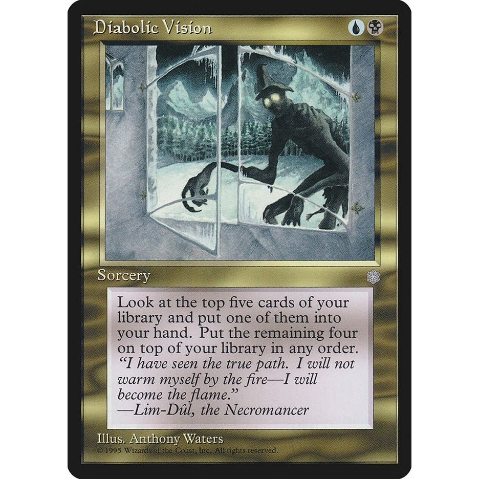 Image for Diabolic Vision (ICE) - Magic: The Gathering