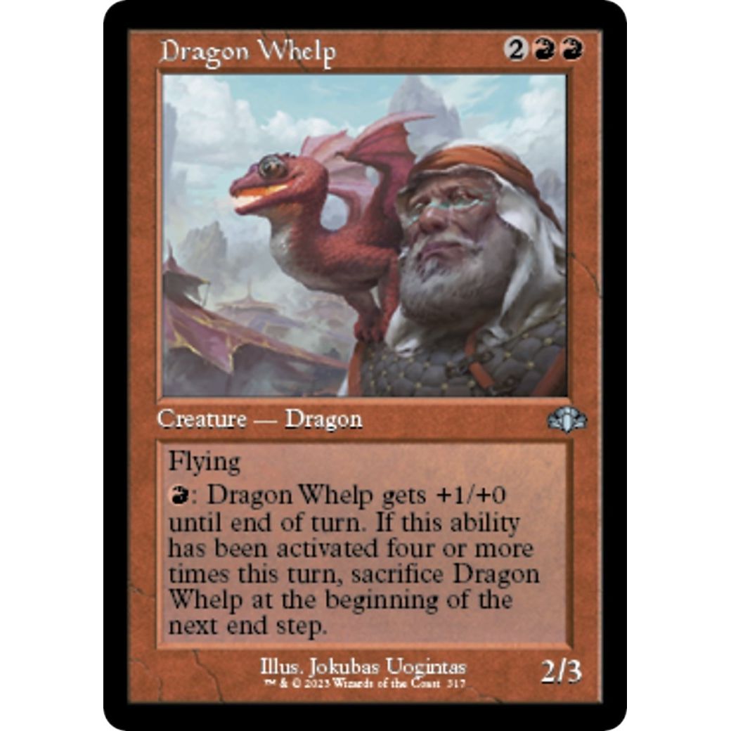 Image for Dragon Whelp (Retro Frame) (317) (DMR) - Magic: The Gathering