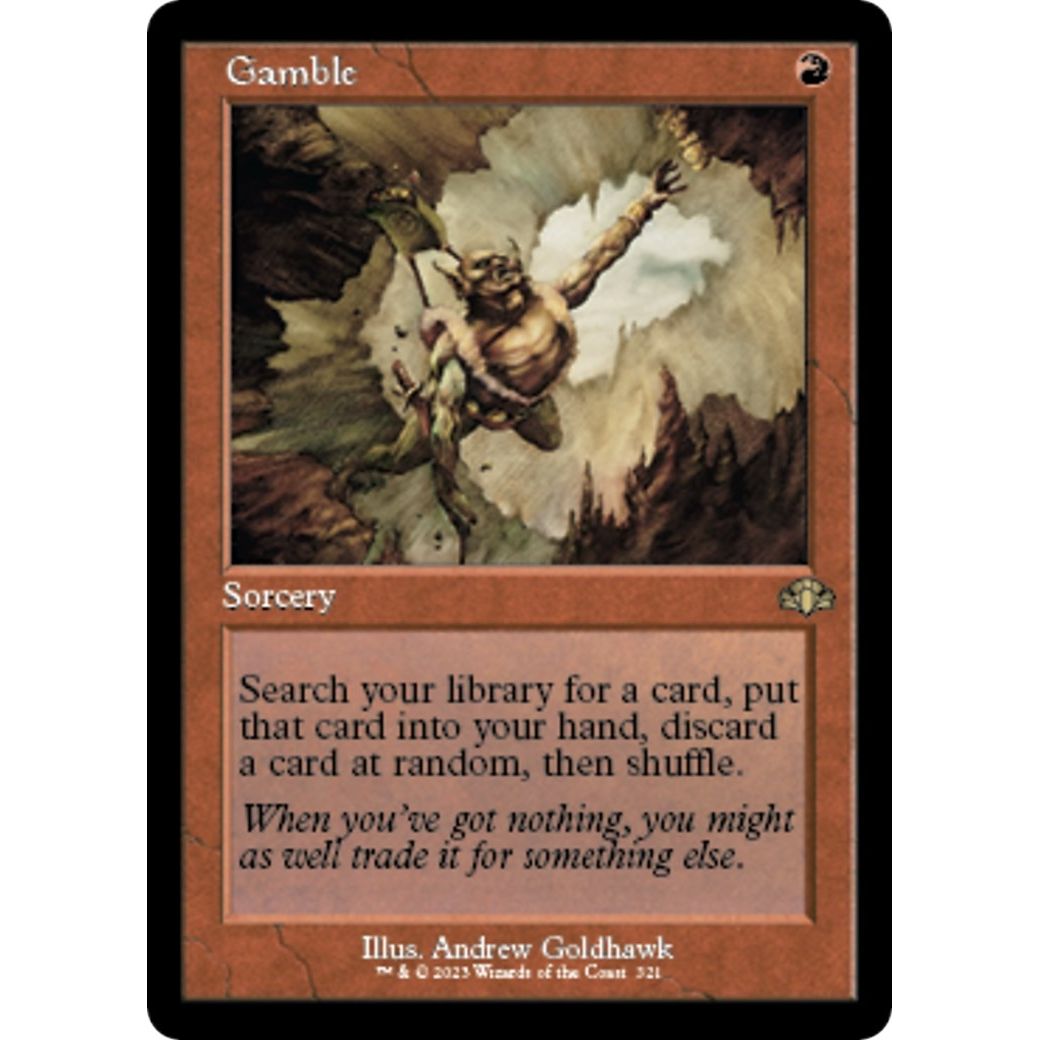 Image for Gamble (Retro Frame) (321) (DMR) - Magic: The Gathering