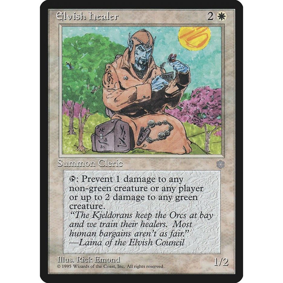 Image for Elvish Healer (ICE) - Magic: The Gathering