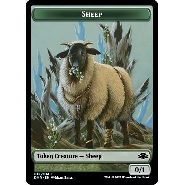 Image for Sheep Token (12) (DMR) - Magic: The Gathering