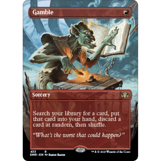 Image for Gamble (Borderless) (433) (DMR) - Magic: The Gathering
