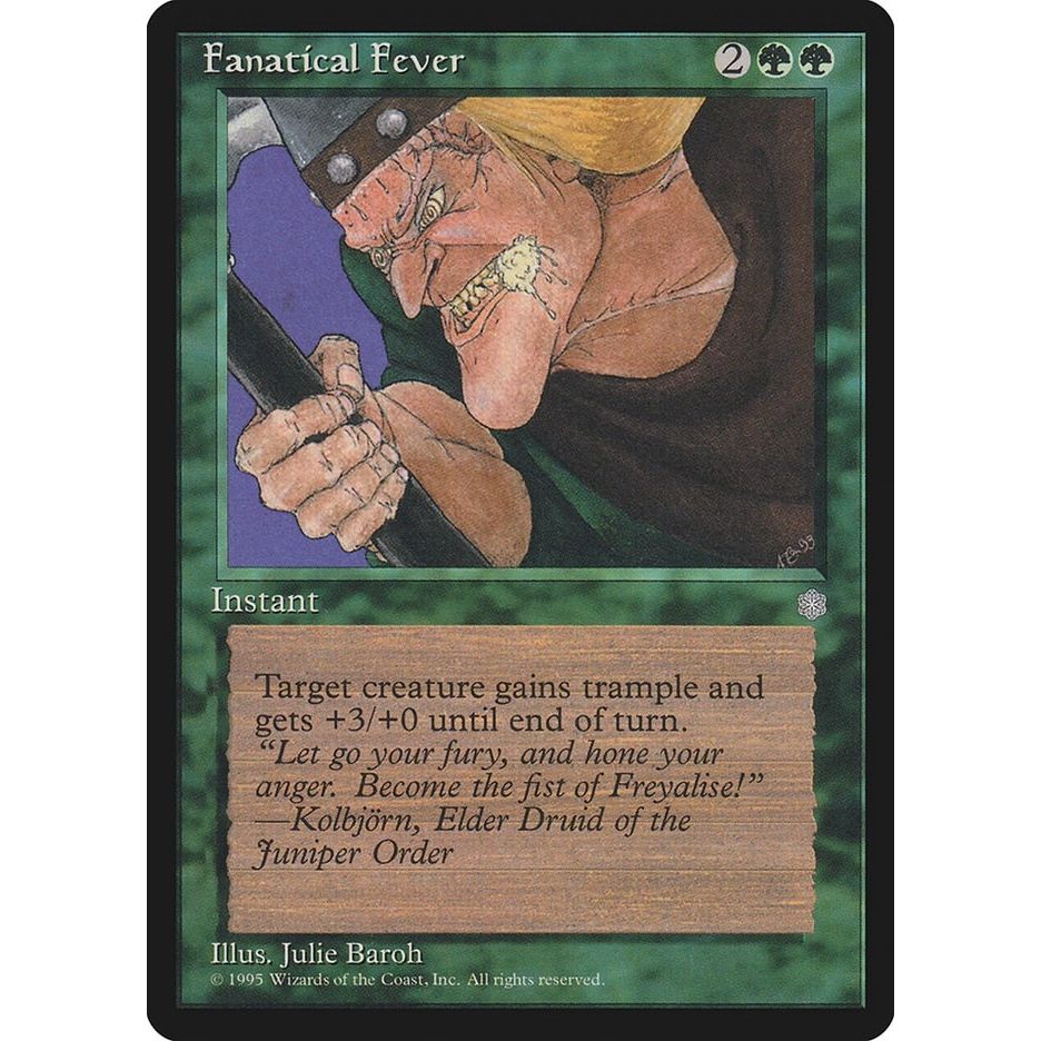 Image for Fanatical Fever (ICE) - Magic: The Gathering