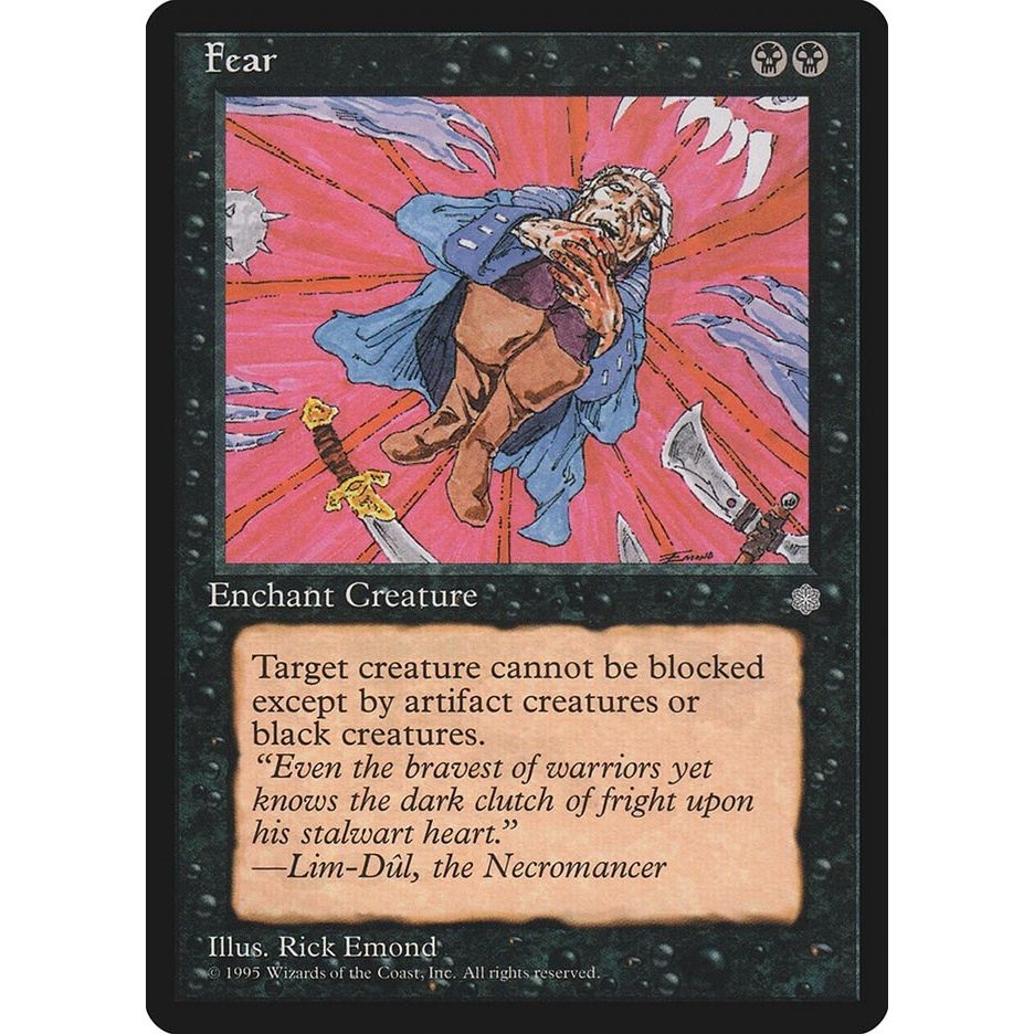 Image for Fear (ICE) - Magic: The Gathering
