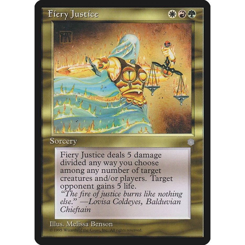 Image for Fiery Justice (ICE) - Magic: The Gathering