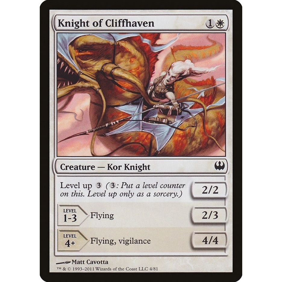 Image for Knight of Cliffhaven (4) (DDG) - Magic: The Gathering