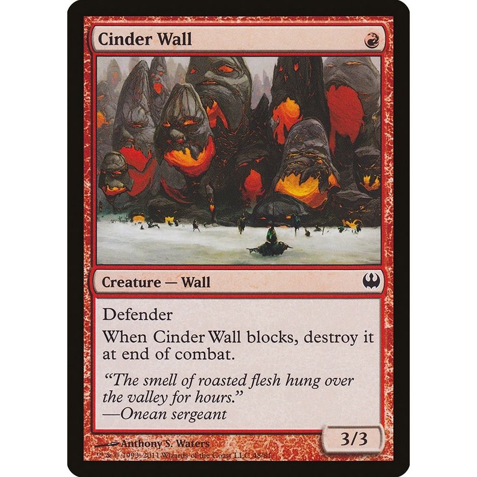 Image for Cinder Wall (48) (DDG) - Magic: The Gathering