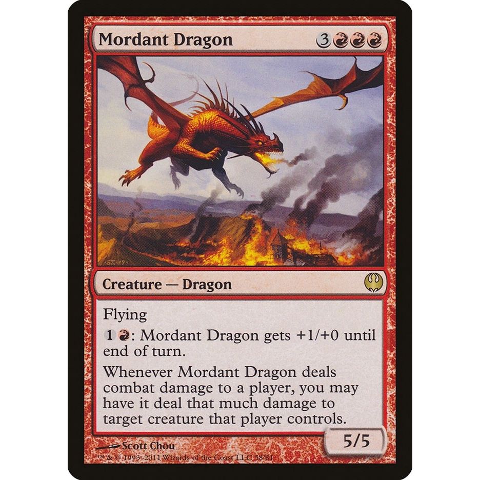 Image for Mordant Dragon (58) (DDG) - Magic: The Gathering