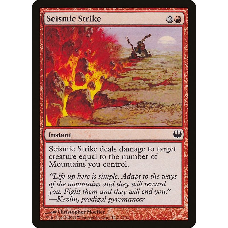 Image for Seismic Strike (71) (DDG) - Magic: The Gathering