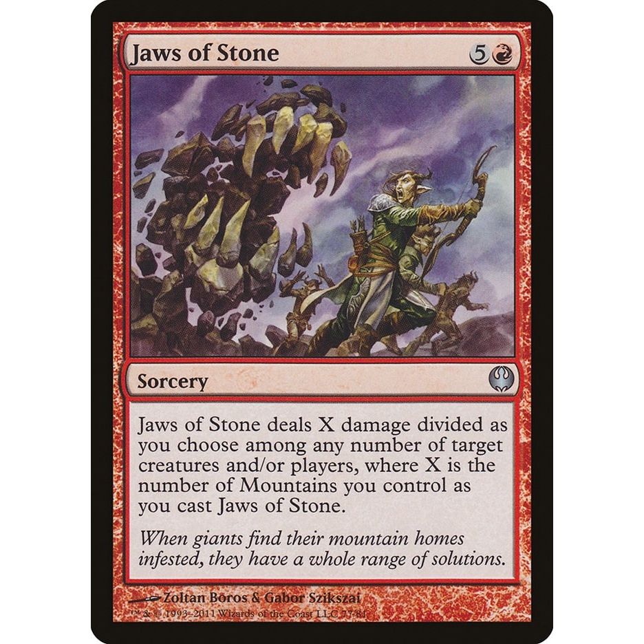 Image for Jaws of Stone (77) (DDG) - Magic: The Gathering