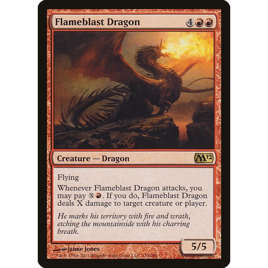 Image for Flameblast Dragon (133) (M12) - Magic: The Gathering