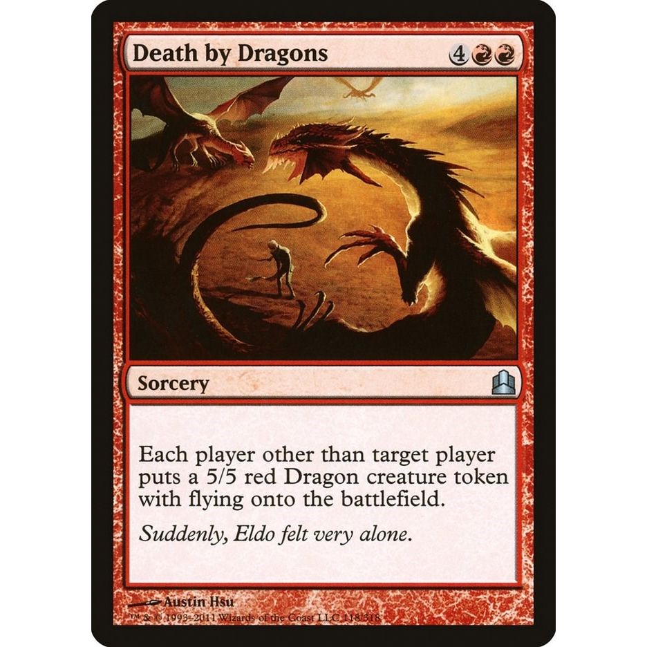 Image for Death by Dragons (118) (CMD) - Magic: The Gathering