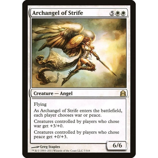 Image for Archangel of Strife (7) (CMD) - Magic: The Gathering