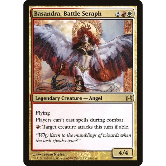 Image for Basandra, Battle Seraph (184) (CMD) - Magic: The Gathering