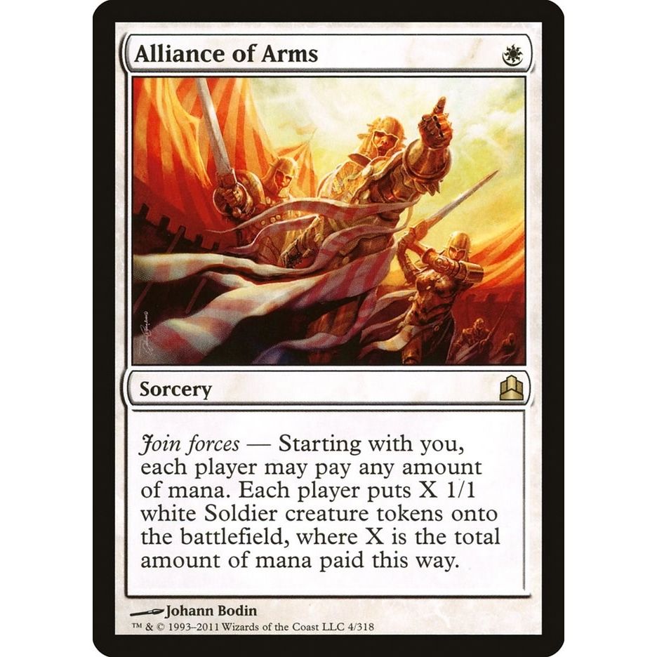 Image for Alliance of Arms (4) (CMD) - Magic: The Gathering