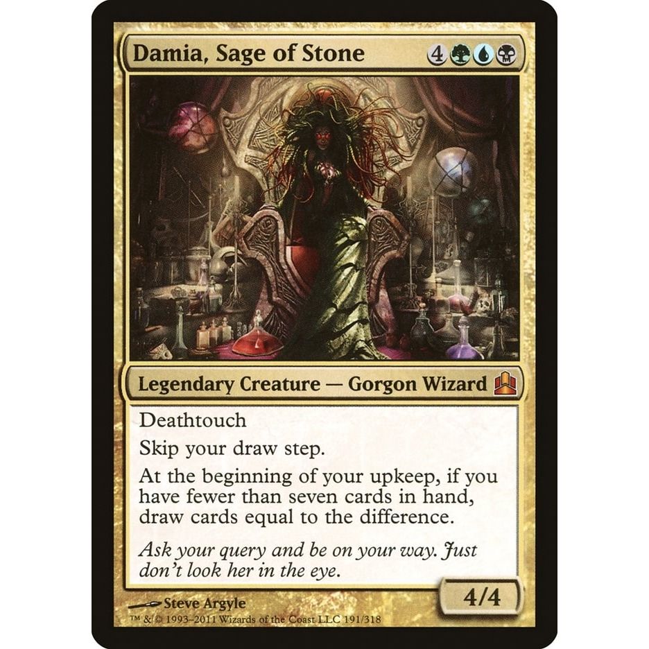 Image for Damia, Sage of Stone (191) (CMD) - Magic: The Gathering